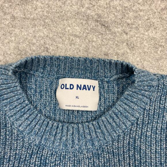 Old Navy sweater womens XL knit Lagenlook boho stripe cottage comfy cozy preppy - Picture 5 of 9